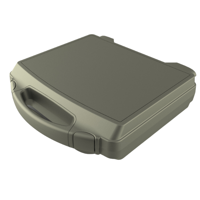 Case BumbleBee series, optional probe single case in black with foam inlay for transport and storage