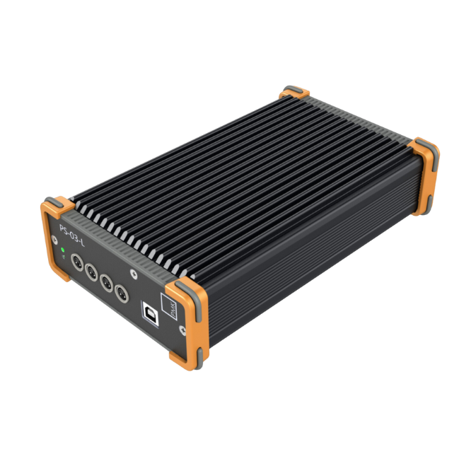 Power Supply 4ch PS03, 9V 20W with LAN and USB interface for remote control