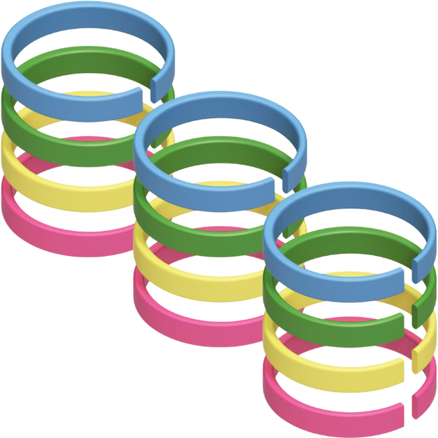 Set cable coding rings 3x4 colors | PMK America Corporation