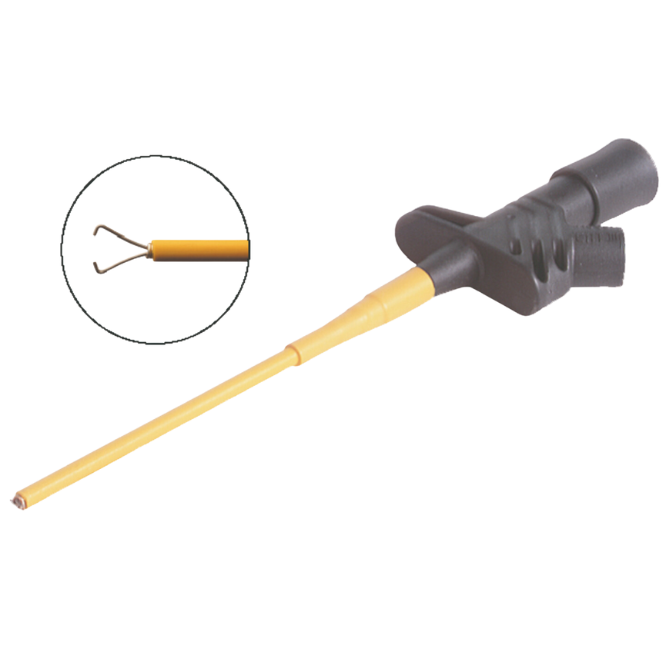 Safety Probe Example Safety clamp-type test probe with rotating grip jaws (black) | PMK ...