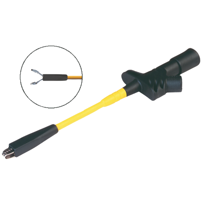 Test Probe Handle Safety clamp-type test probe with grip claws (black) | PMK America ...