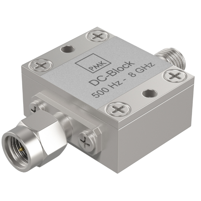 50Ω SMA DC Blocker, 500Hz-8GHz