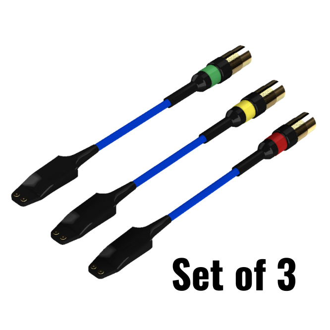3x MMCX solder-in cable adapter HT