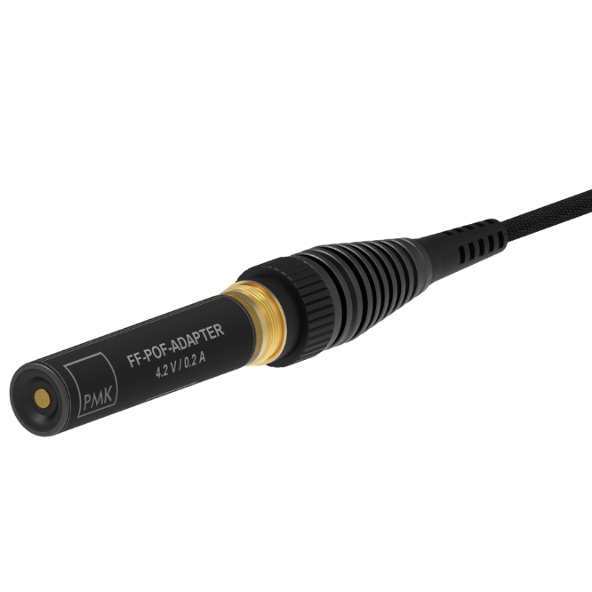 Power-Over-Fiber adapter for the optical FireFly® probe.