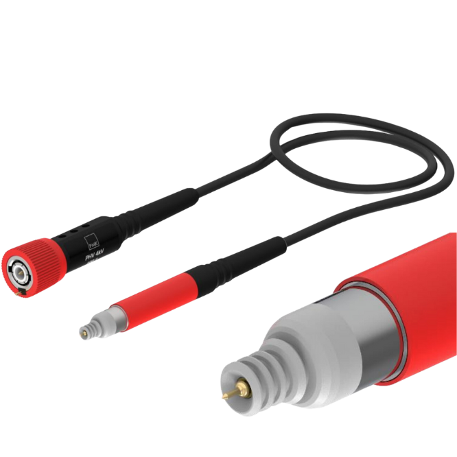 PHVX4kV, passive high voltage probe, >600MHz, 4000V DC / 4000V pk,  2.0m, 100:1, with readout