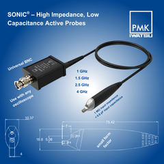 SONIC2500 PS-05 bundle, single-ended active probe set, DC to > 2.5 GHz ...