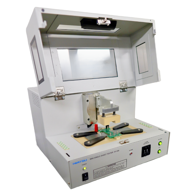 Single sheet test fixture for sheet samples such as Silicon-steel sheets, etc.